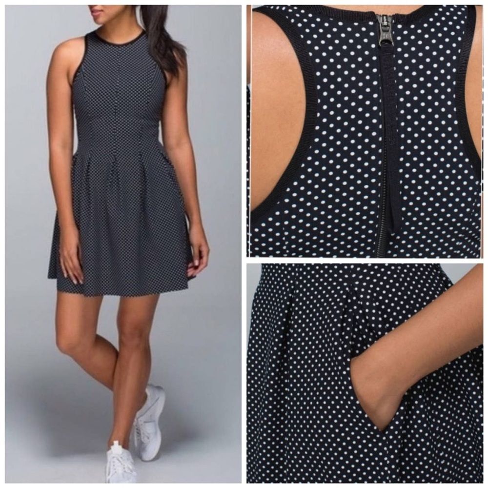 RARE Lululemon Here To There Dress - Biggy Dot